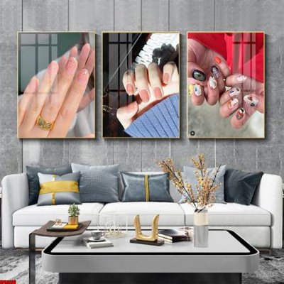 File tranh File tranh nail , tranh trang trí quán nail móng SPA3296 (gốc) chủ đề trẻ em