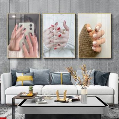 File tranh gốc File tranh nail , tranh trang trí quán nail móng SPA3307 (sắc nét từng chi tiết)