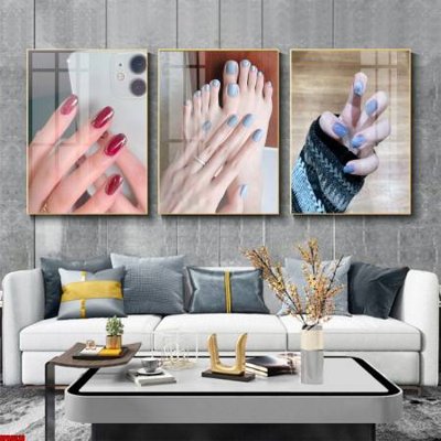 Tải file File tranh nail , tranh trang trí quán nail móng SPA3328 (gốc) để in ấn ngay