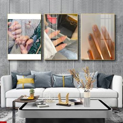 File ảnh File tranh nail , tranh trang trí quán nail móng SPA3351 (gốc) cho trang trí nội thất