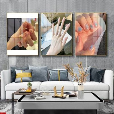 Tải file File tranh nail , tranh trang trí quán nail móng SPA3381 (gốc) làm file tranh quảng cáo