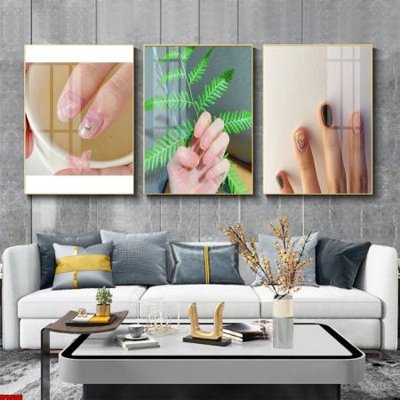 File in ấn cao cấp File tranh nail , tranh trang trí quán nail móng SPA3383 (file gốc)