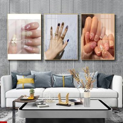 Download file ảnh gốc File tranh nail , tranh trang trí quán nail móng SPA3385 để in ấn