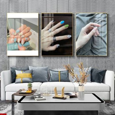 File gốc File tranh nail , tranh trang trí quán nail móng SPA3389 (ảnh chi tiết) để in lụa