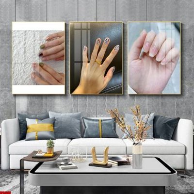 Tải file File tranh nail , tranh trang trí quán nail móng SPA3392 (gốc) làm file tranh quảng cáo