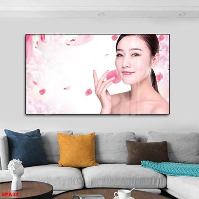 File PSD File tranh trang trí spa SPA34 (bản gốc) đã tách nền
