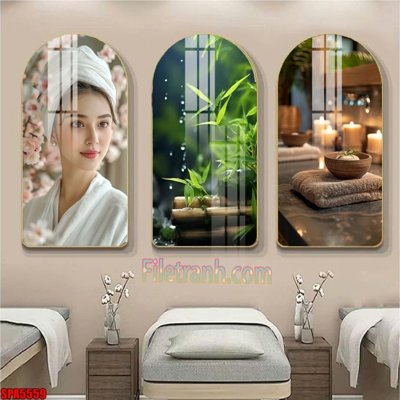 Tải file gốc File tranh vòm spa kiểu mới SPA5559 (in không vỡ ảnh)