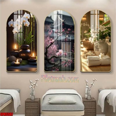 File in ấn File tranh vòm spa kiểu mới SPA5567 chuyên nghiệp