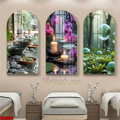 Tải file File tranh vòm spa kiểu mới SPA5576 (gốc) in ấn ngay lập tức