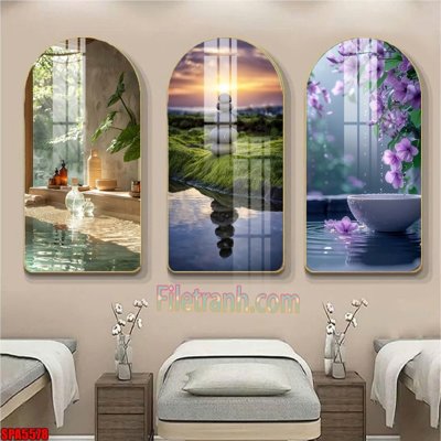 File ảnh gốc File tranh vòm spa kiểu mới SPA5578 (chuyên in mica)