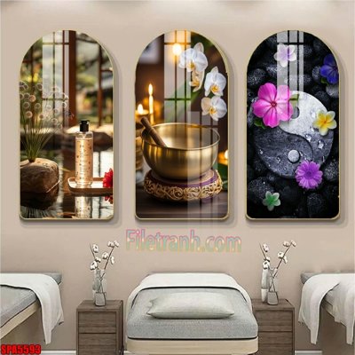 Tải file gốc File tranh vòm spa kiểu mới SPA5593 (bản PSD) còn layer