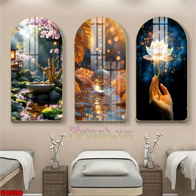 File in ấn File tranh vòm spa kiểu mới SPA5596 (bản gốc) chất lượng cao
