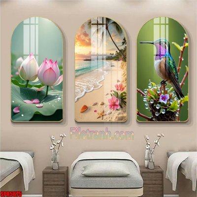 Download file gốc File tranh vòm spa kiểu mới SPA5675 (in mica) logo