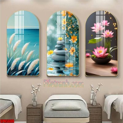 File in ấn File tranh vòm spa kiểu mới SPA5688 chuyên nghiệp