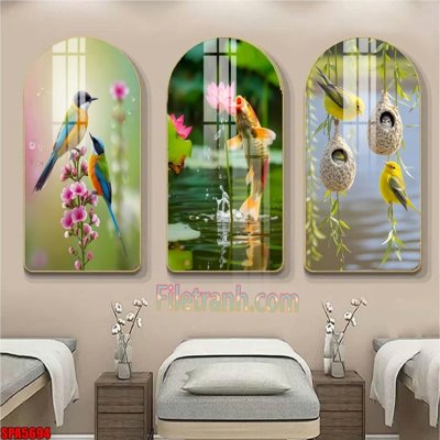 Download file gốc File tranh vòm spa kiểu mới SPA5694 (dùng cho in ấn)