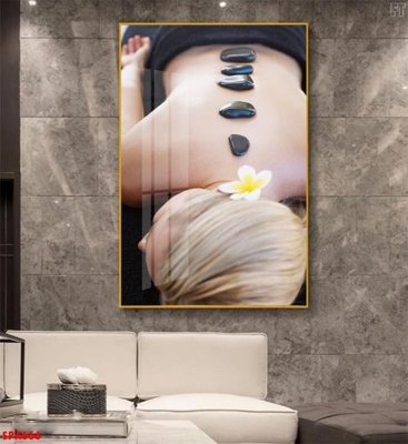 File tranh gốc Tranh trang trí Spa SPA666 chủ đề hiện đại