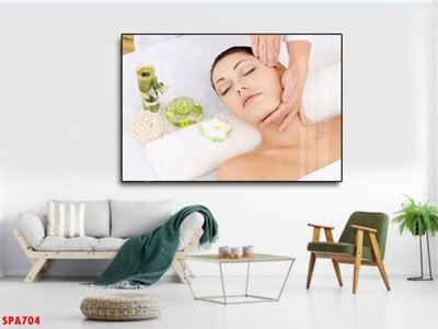 File PSD Tranh trang trí Spa SPA704 (gốc) nhiều lớp (multi-layer)