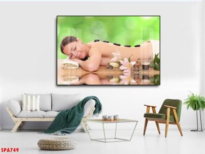 File gốc Tranh trang trí Spa SPA749 (in mica) làm bảng hiệu
