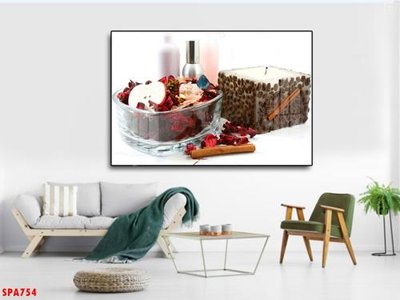 File gốc Tranh trang trí Spa SPA754 (in tráng gương) sang trọng