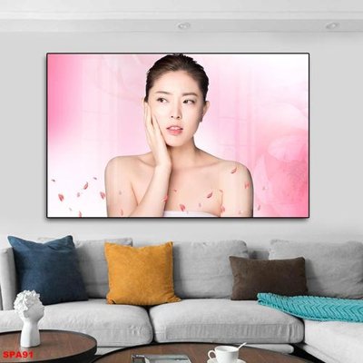 Ảnh gốc File tranh trang trí spa SPA91 (độ nét cao) in mica