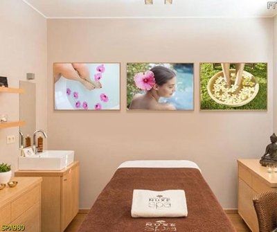 Tải file gốc in lụa Tranh trang trí Spa SPA980 siêu nét