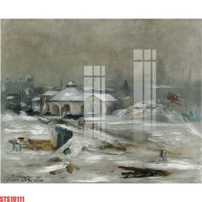 Ảnh gốc Tranh sơn dầu phương tây tổng hợp STS10111 (độ nét cao) in mica