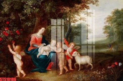 Tải file Tranh sơn dầu phương tây tổng hợp STS10186 (gốc) làm file in ấn