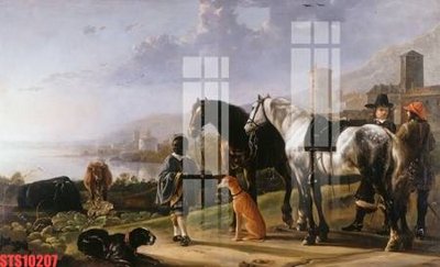 File gốc in ấn Tranh sơn dầu phương tây tổng hợp STS10207 độ phân giải cao