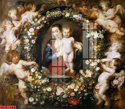 File tranh gốc Tranh sơn dầu phương tây tổng hợp STS10221 (bản đẹp) độc quyền