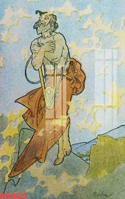 File in trần Tranh sơn dầu phương tây tổng hợp STS10222 (bản gốc) bầu trời