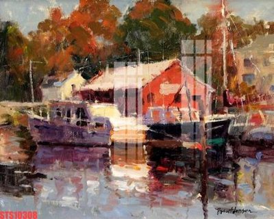 Ảnh gốc file in lụa Tranh sơn dầu phương tây tổng hợp STS10308 chi tiết