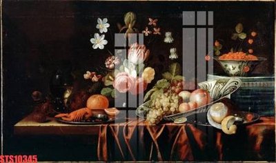 Download file gốc Tranh sơn dầu phương tây tổng hợp STS10345 (in mica) trong suốt