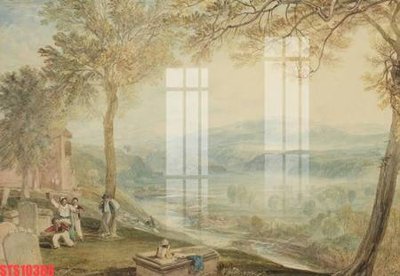 File gốc Tranh sơn dầu phương tây tổng hợp STS10388 (in lụa) trang trí tường