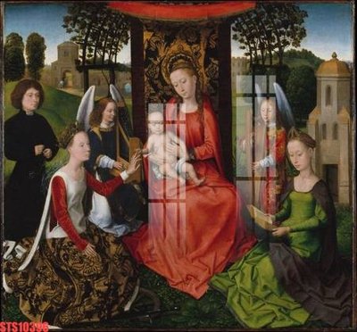 File PSD Tranh sơn dầu phương tây tổng hợp STS10396 (chất lượng in ấn)