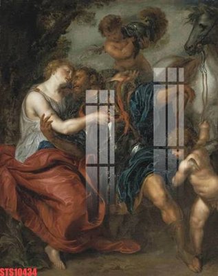 File in trần Tranh sơn dầu phương tây tổng hợp STS10434 (bản gốc) phong cảnh