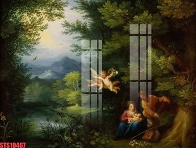 Hình ảnh file gốc in lụa Tranh sơn dầu phương tây tổng hợp STS10467