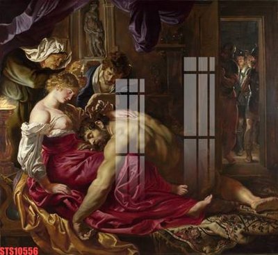 File tranh quảng cáo Tranh sơn dầu phương tây tổng hợp STS10556 (download file gốc)