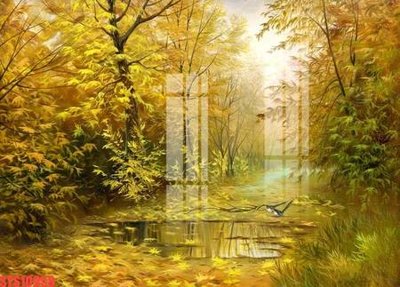 Tải file Tranh sơn dầu phương tây tổng hợp STS10958 (gốc) chủ đề phong thủy