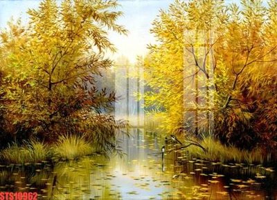 File PSD Tranh sơn dầu phương tây tổng hợp STS10962 (bản gốc) cho nhà in