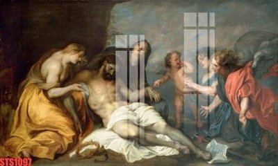 File in ấn chuyên nghiệp Tranh sơn dầu phương tây tổng hợp STS1097 (file gốc)