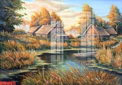 File in trần Tranh sơn dầu phương tây tổng hợp STS10971 (bản gốc) trời sao