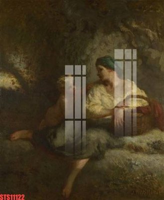 File PSD Tranh sơn dầu phương tây tổng hợp STS11122 (gốc) tách lớp chi tiết