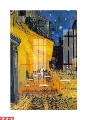 File gốc Tranh sơn dầu phương tây tổng hợp STS11211 (in mica) làm bảng hiệu