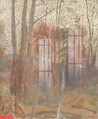 Ảnh gốc file in lụa Tranh sơn dầu phương tây tổng hợp STS1124 chi tiết