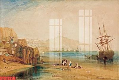 File in trần Tranh sơn dầu phương tây tổng hợp STS11338 (bản gốc) phong cảnh