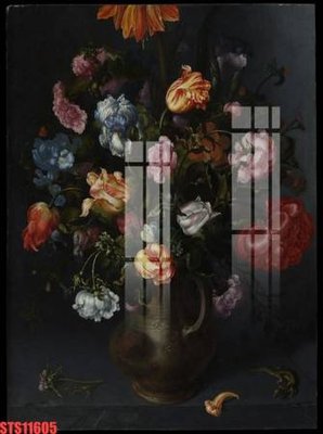 File PSD Tranh sơn dầu phương tây tổng hợp STS11605 (gốc) nhiều lớp (multi-layer)