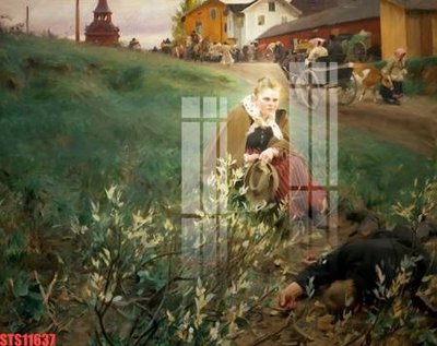 File tranh quảng cáo Tranh sơn dầu phương tây tổng hợp STS11637 (download file gốc)