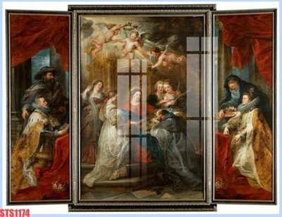 File ảnh Tranh sơn dầu phương tây tổng hợp STS1174 (gốc) in poster