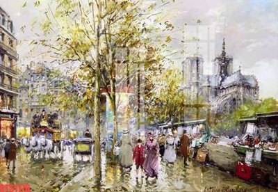 File in trần Tranh sơn dầu phương tây tổng hợp STS1176 (bản gốc) 5D