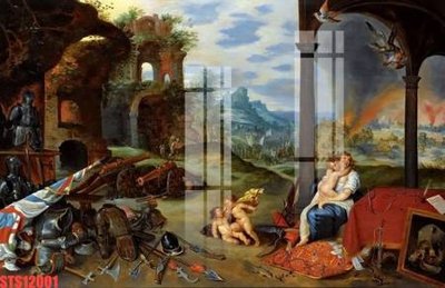 File gốc Tranh sơn dầu phương tây tổng hợp STS12001 (PNG) không nền chất lượng